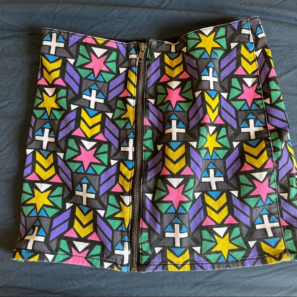 Colorful pattern skirt - Picture 3 of 3